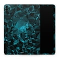 thumbnail image 1 of DesignSkinz Turquoise and Black Geometric Triangles Full-Body Skin Decal Wrap Cover for iPad Pro 11” 3rd/4th Gen (A2377/A2459/A2759/A2435), 1 of 4