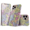 thumbnail image 1 of DesignSkinz Vibrant Color Floral Pattern Full-Body Skin Decal Wrap Cover for iPhone 15, 1 of 9