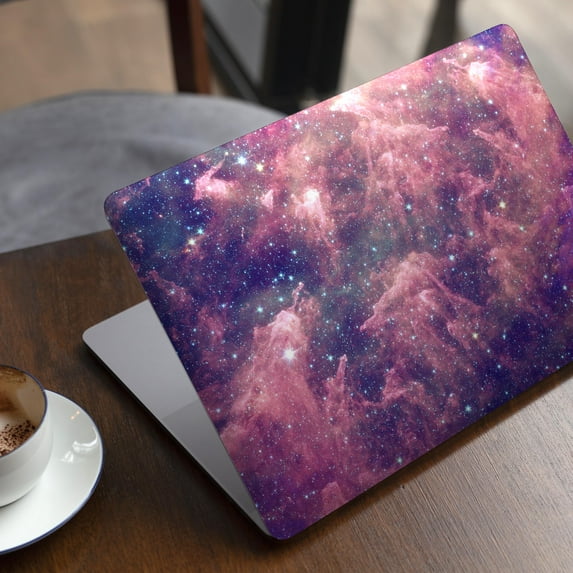DesignSkinz Vibrant Sparkly Pink Nebula Full-Body Skin Decal Wrap Cover for MacBook Pro 13" M1/M2 (A2338)