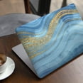 thumbnail image 1 of DesignSkinz Vivid Agate Vein Slice Blue V12 Full-Body Skin Decal Wrap Cover for MacBook Pro 13" M1/M2 (A2338), 1 of 1