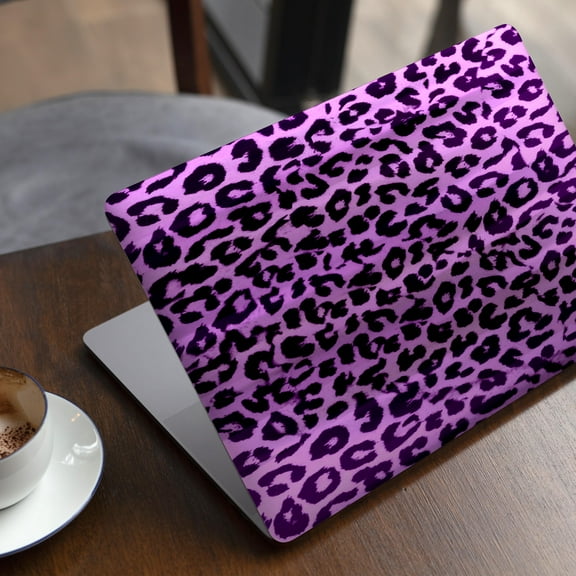 DesignSkinz Vivid Purple Leopard Print Full-Body Skin Decal Wrap Cover for MacBook Pro 15" with CD Drive (A1286)