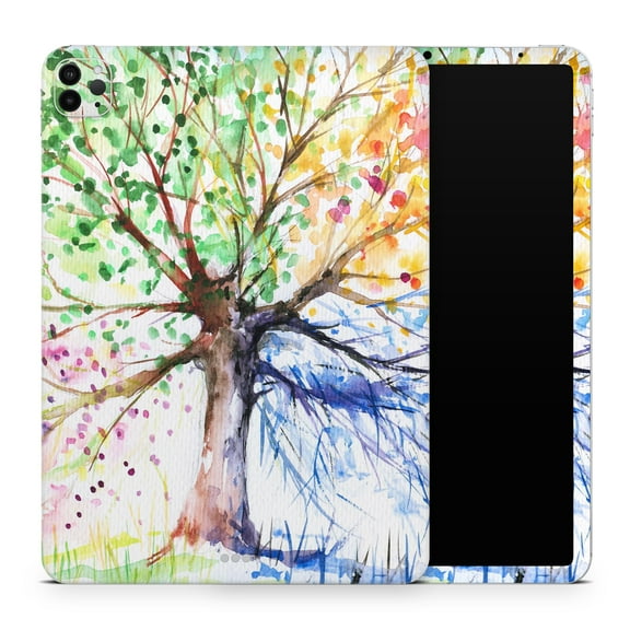 DesignSkinz WaterColor Vivid Tree Full-Body Skin Decal Wrap Cover for iPad Mini 6 (A2568)