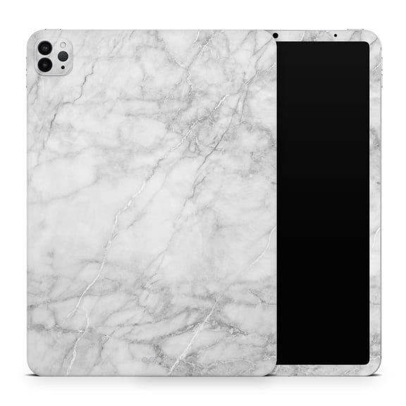 DesignSkinz White Scratched Marble Full-Body Skin Decal Wrap Cover for iPad Pro 10.5" (A1701/A1709)