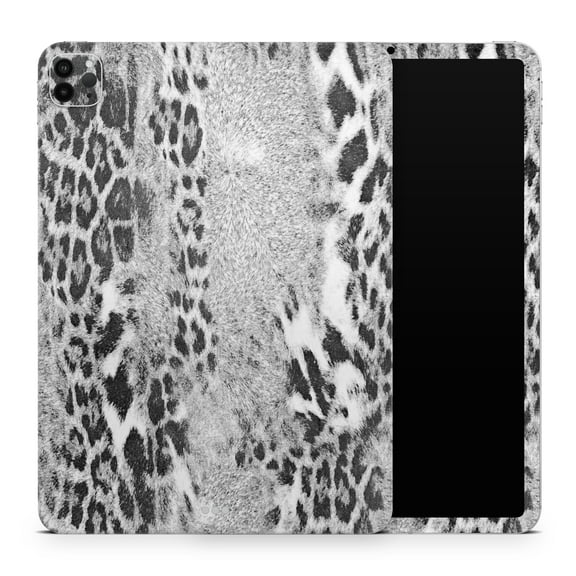 DesignSkinz White and Black Real Leopard Print Full-Body Skin Decal Wrap Cover for iPad Mini (A1432/A1454)