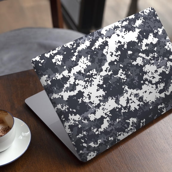 DesignSkinz White and Gray Digital Camouflage Full-Body Skin Decal Wrap Cover for MacBook Air 13" (A1466/A1369)