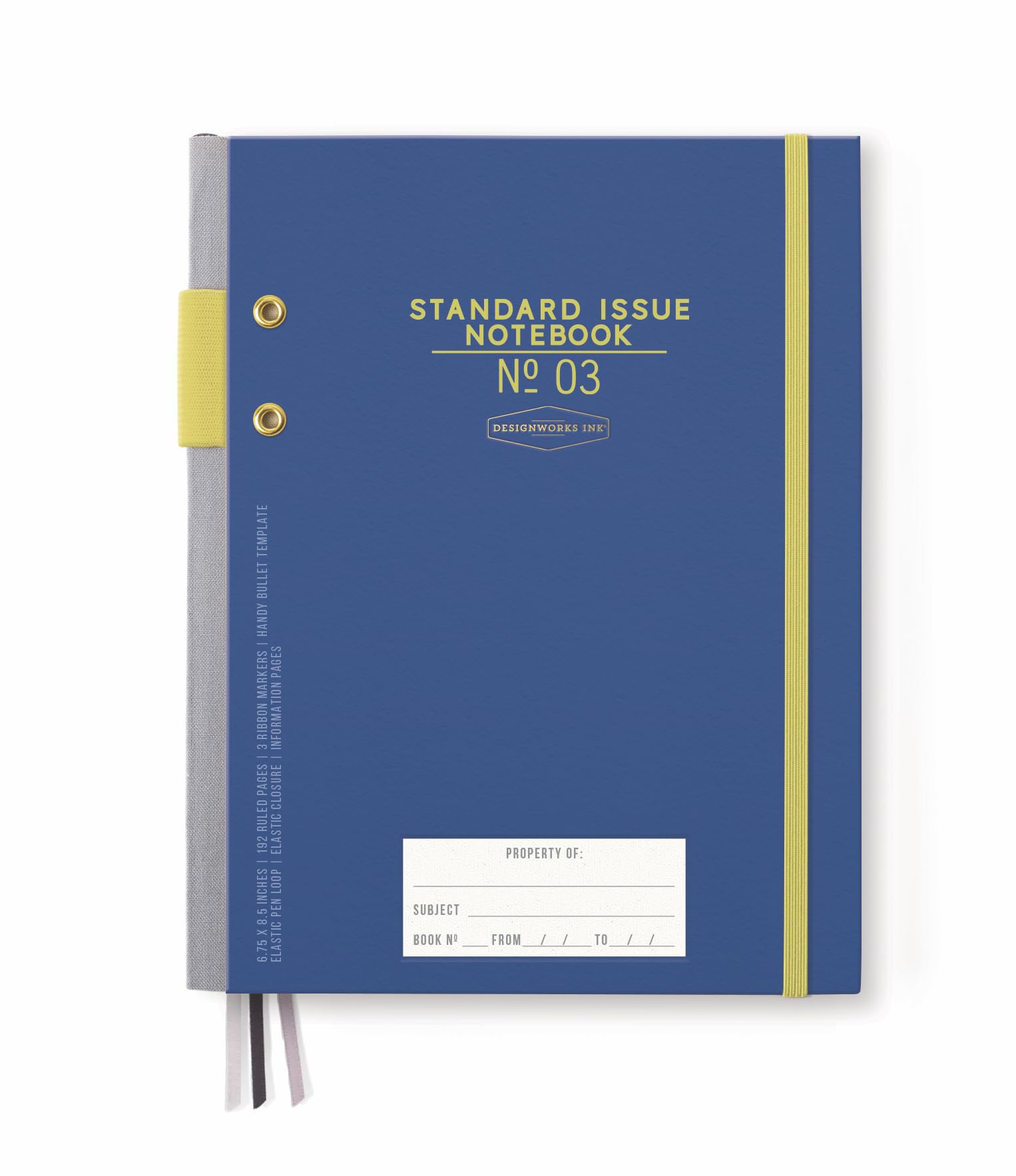 DesignWorks Ink Standard Issue Cobalt and Citron Planner Notebook No. 3 ...