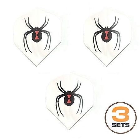 Designa Metronic Spider 75 Micron Strong Dart Flights (3 Sets - 9 Flights)