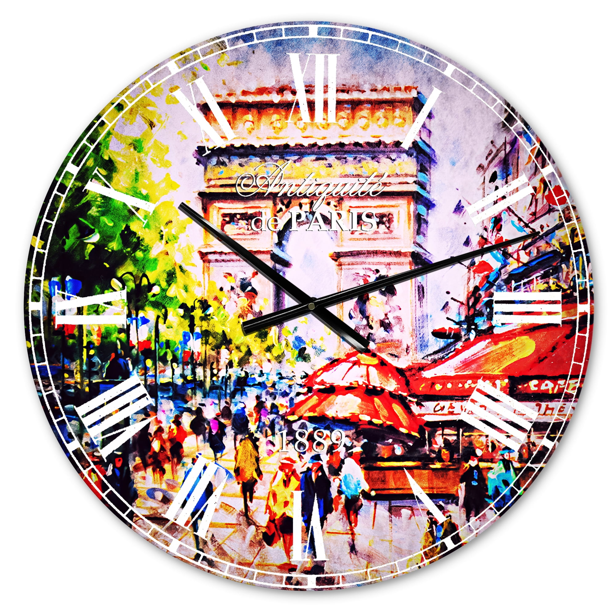 Designart 1" Quartz French/Country/Modern Wall Clock