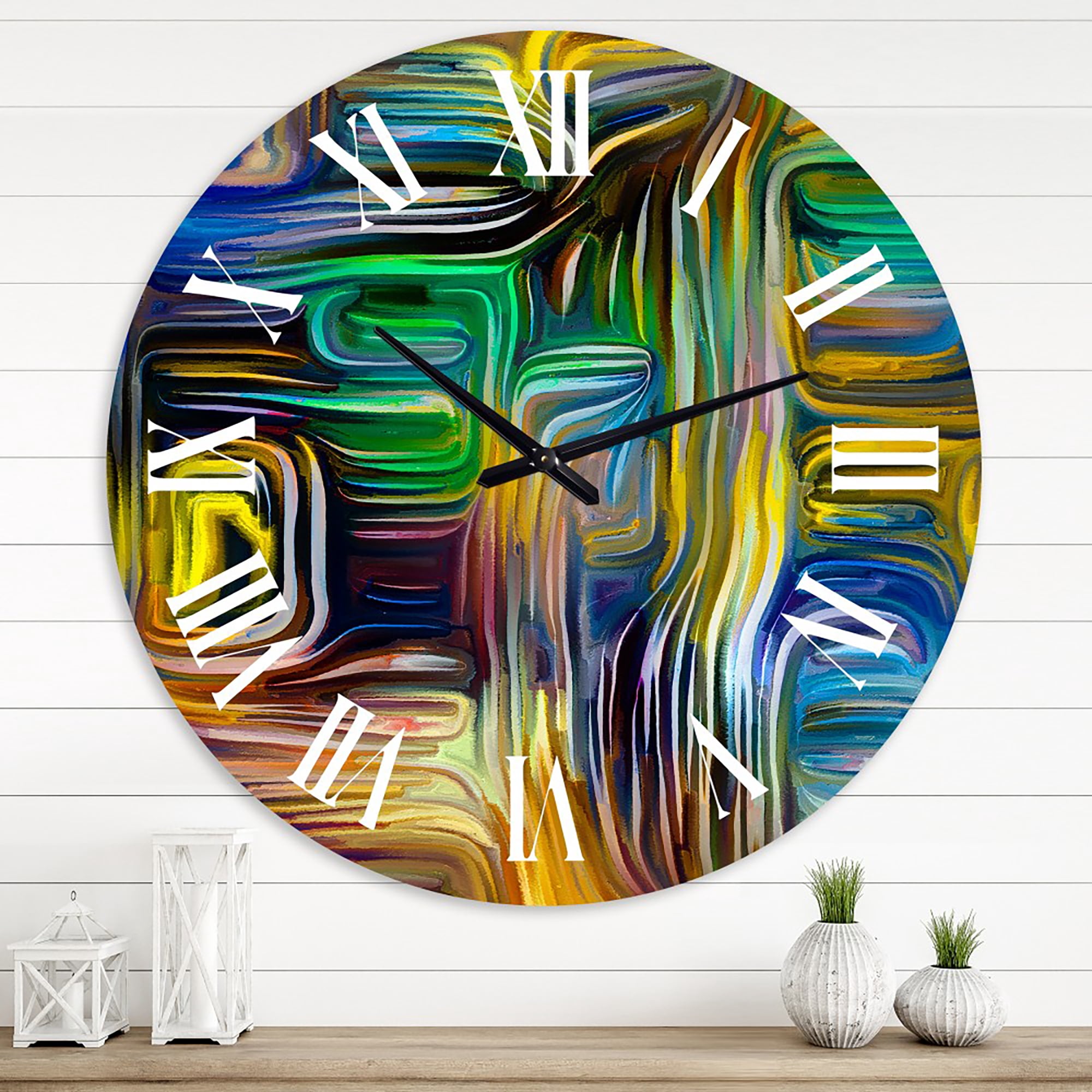 Designart 1" Quartz Modern/Contemporary Wall Clock
