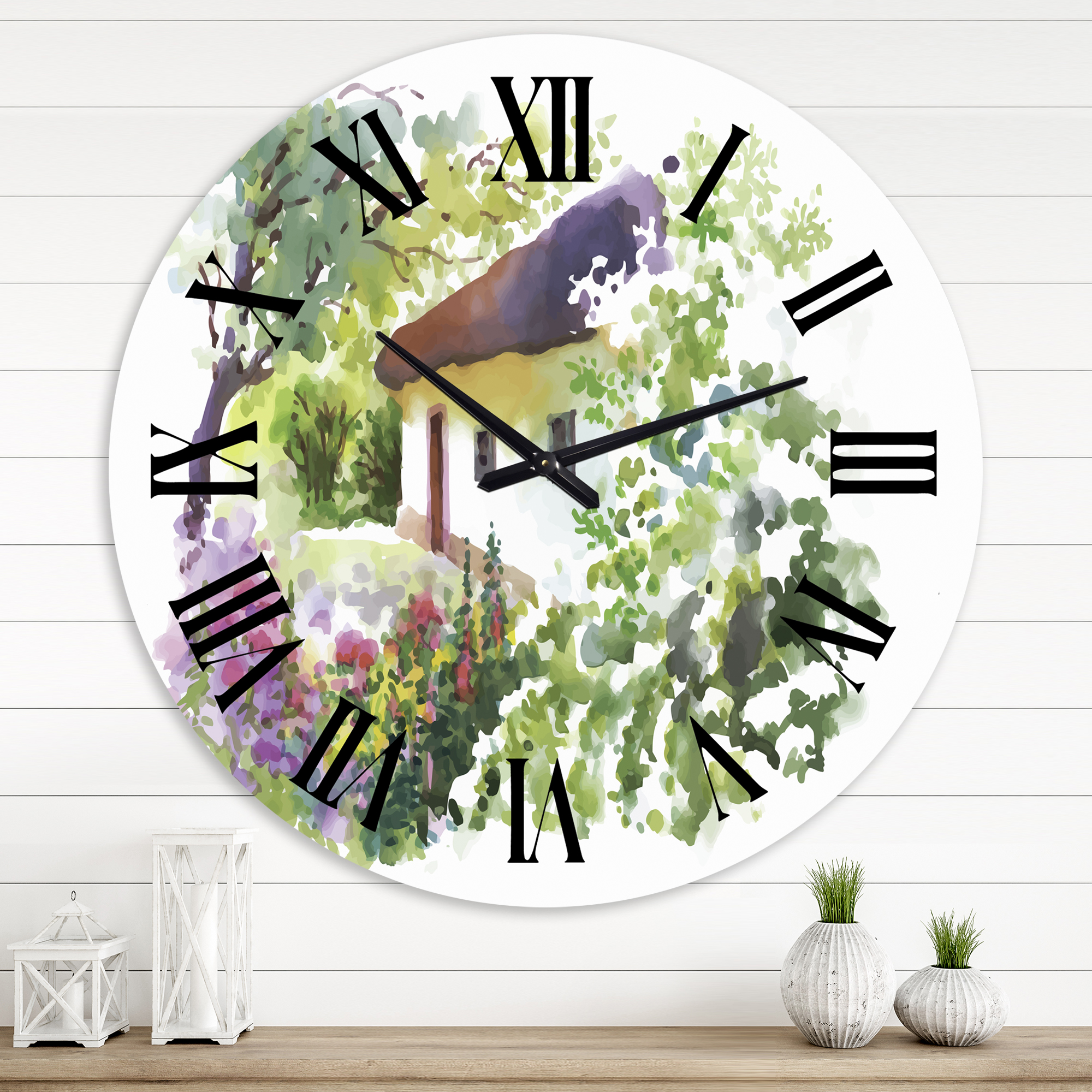 Designart 1" Quartz Traditional Wall Clock