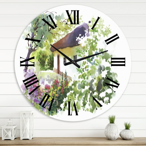Designart 1" Quartz Traditional Wall Clock