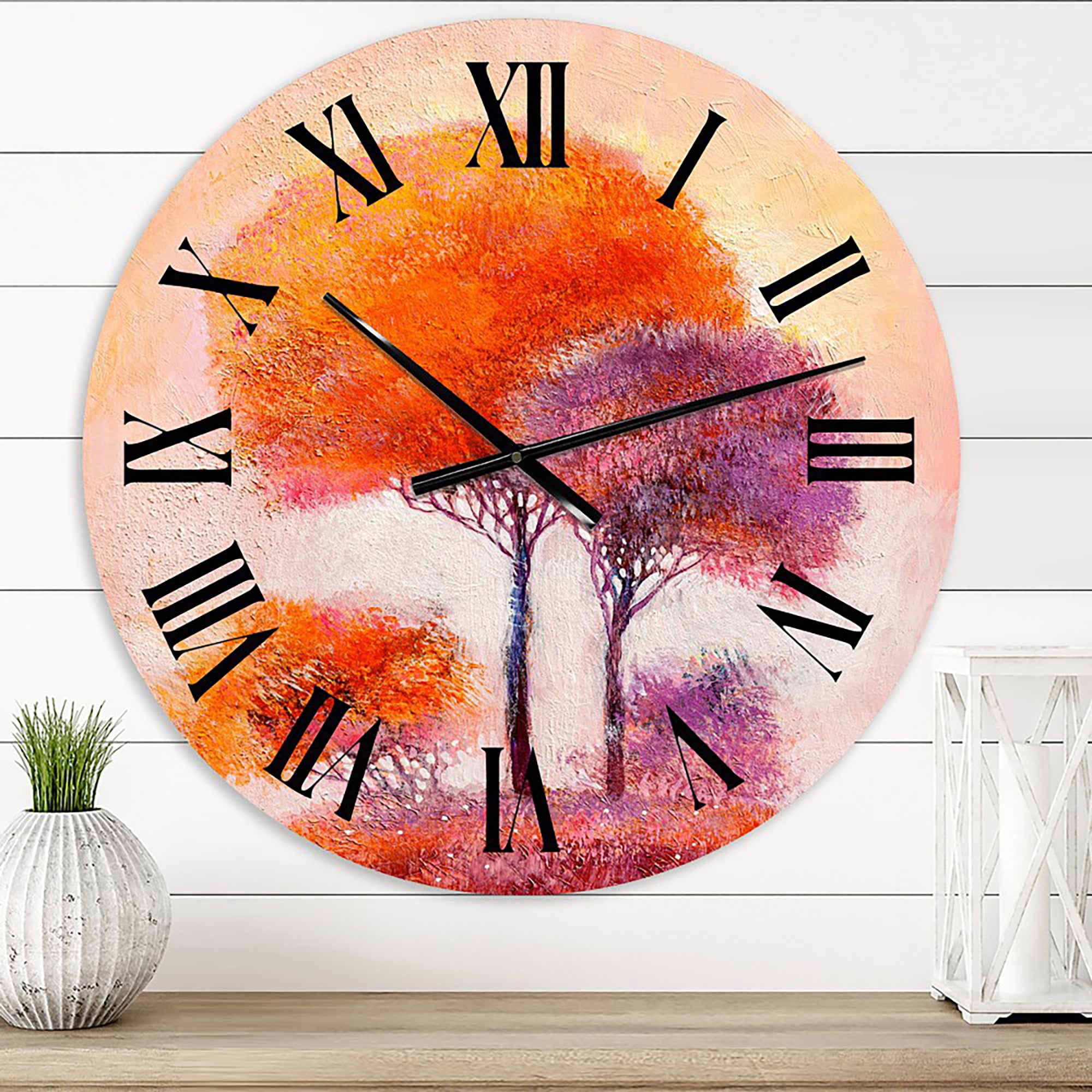 Designart 1" Quartz Traditional Wall Clock