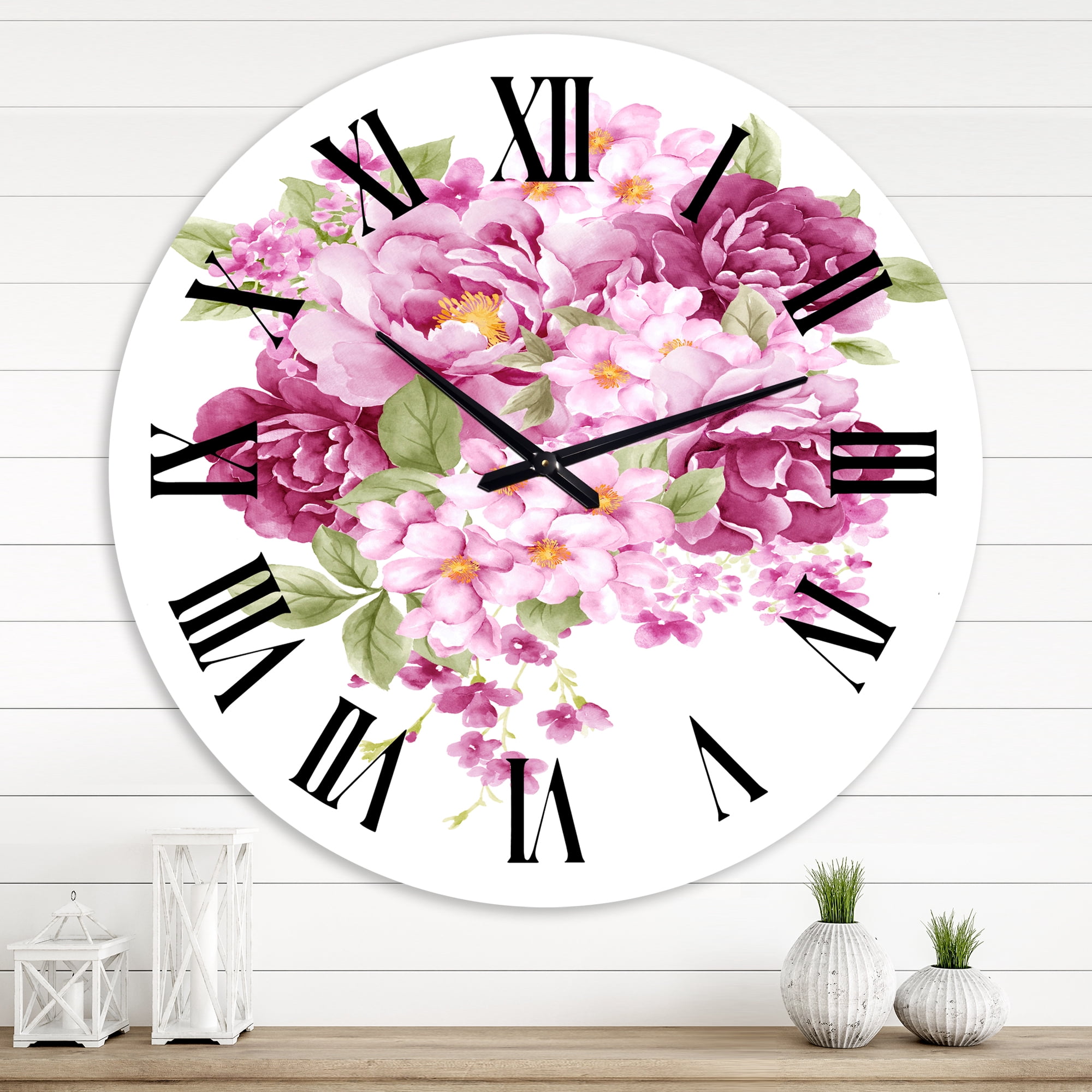 Designart 1" Quartz Traditional Wall Clock