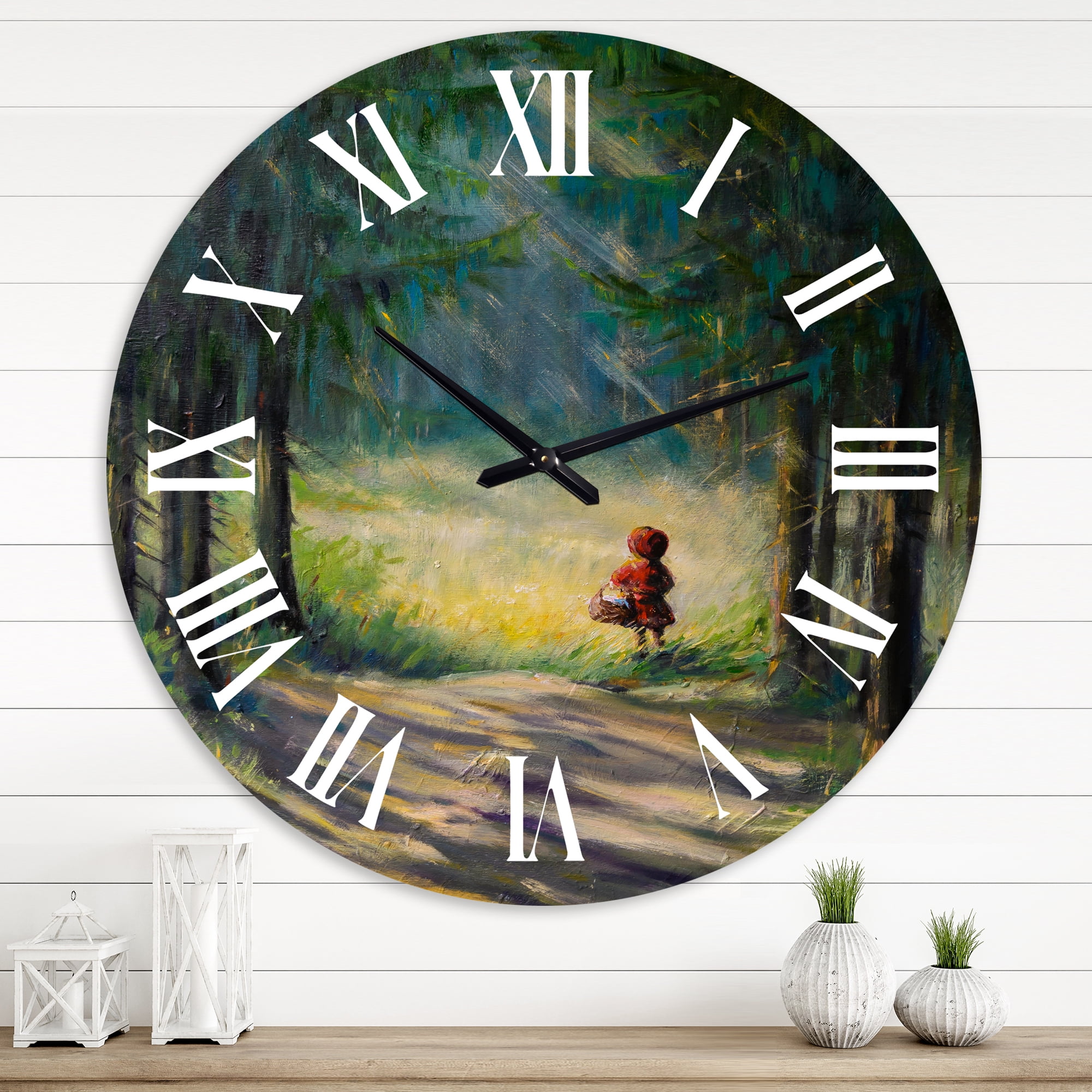 Designart 1" Quartz Traditional Wall Clock