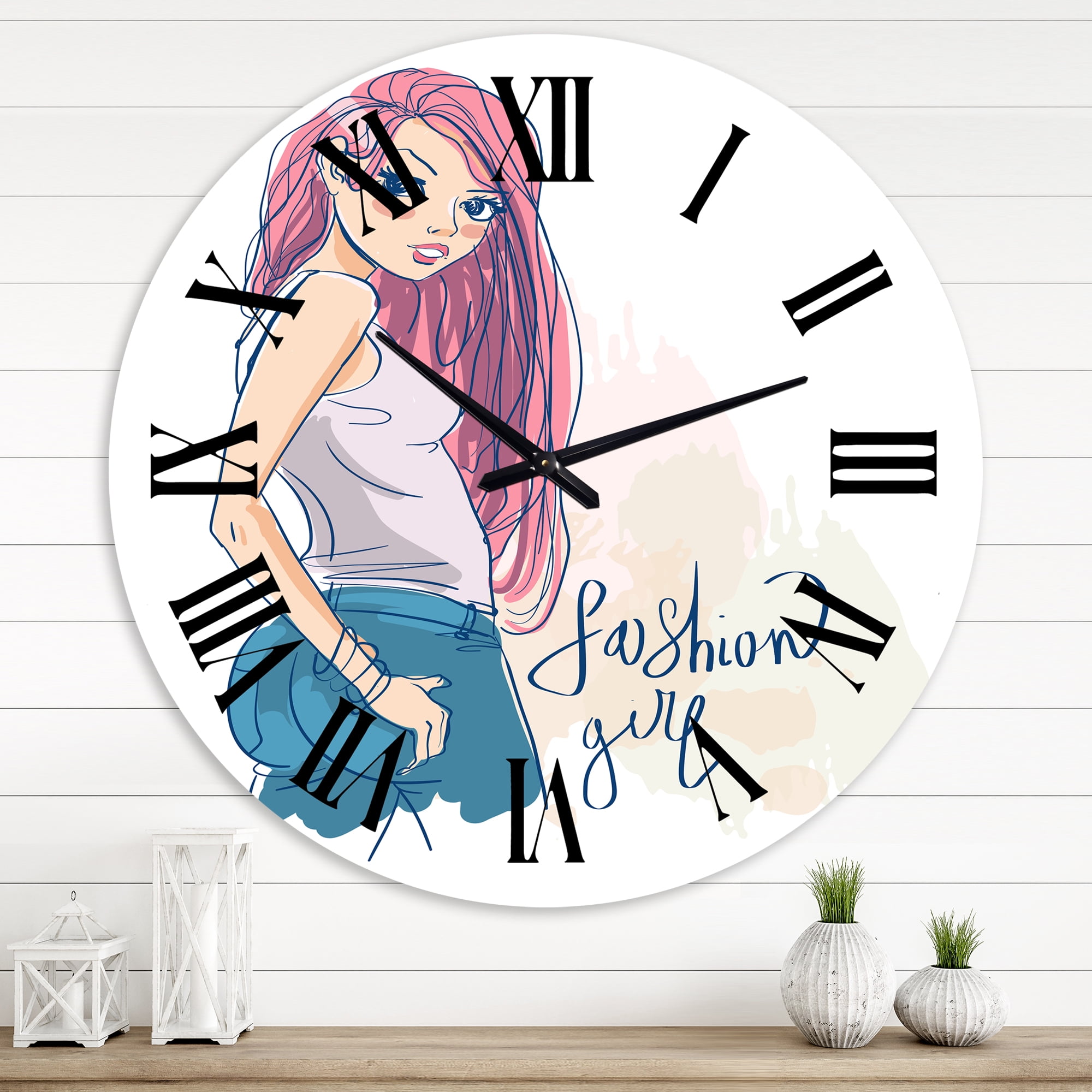 Designart 1" Quartz Wall Clock
