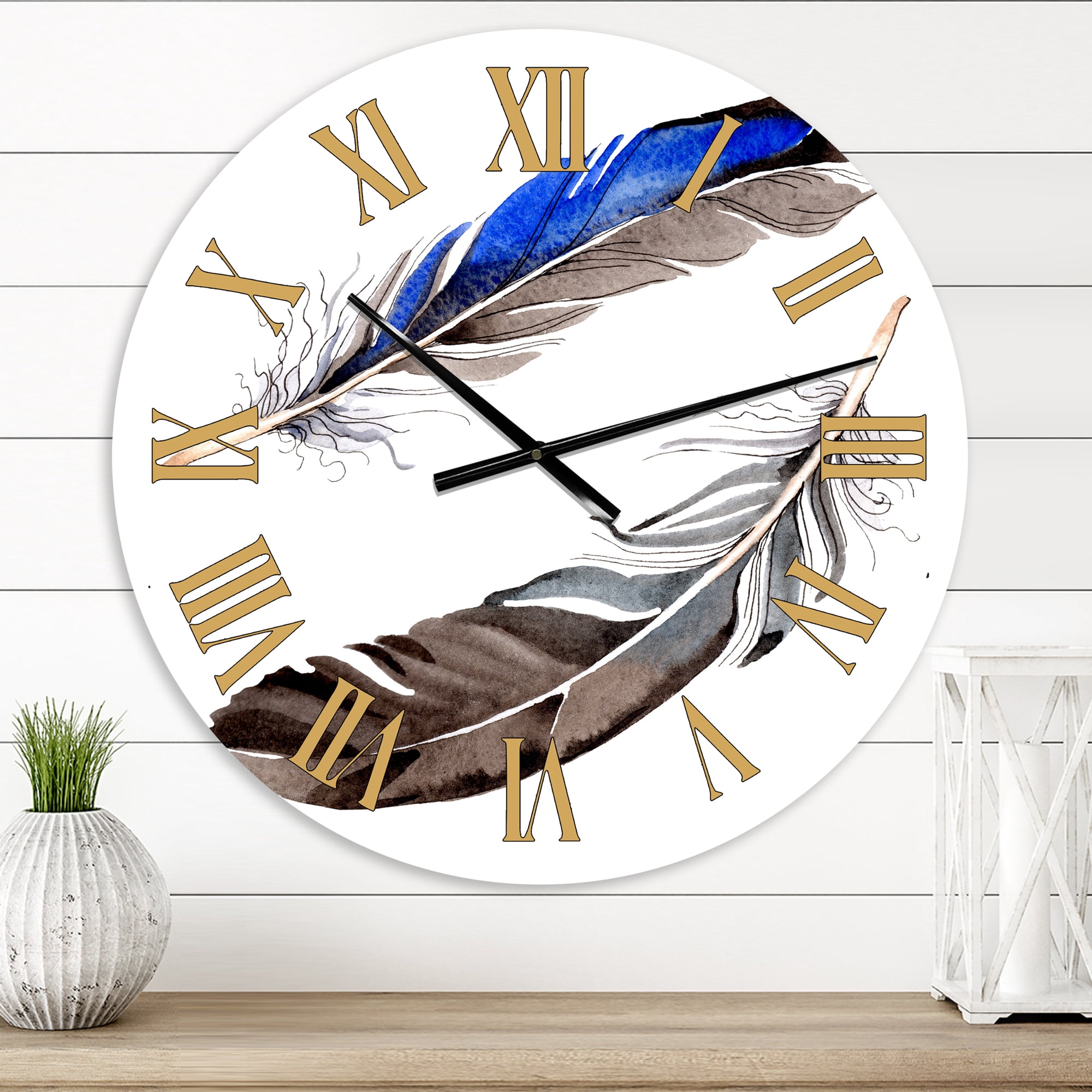 Designart 1 in Bohemian Wall Clock