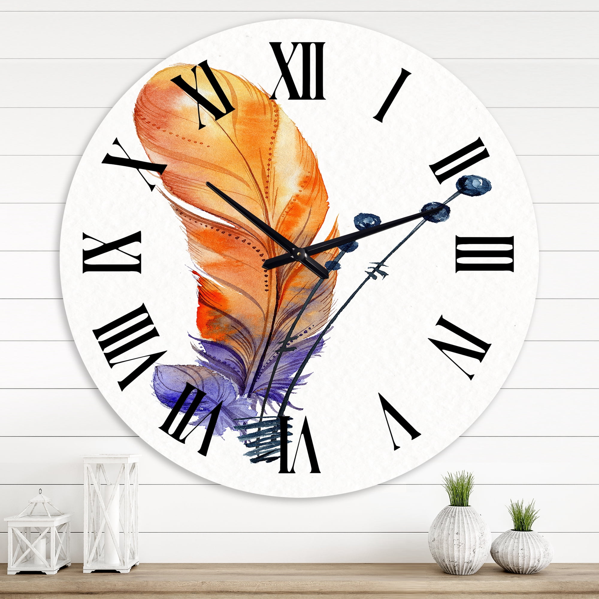 Designart 1 in Bohemian Wall Clock