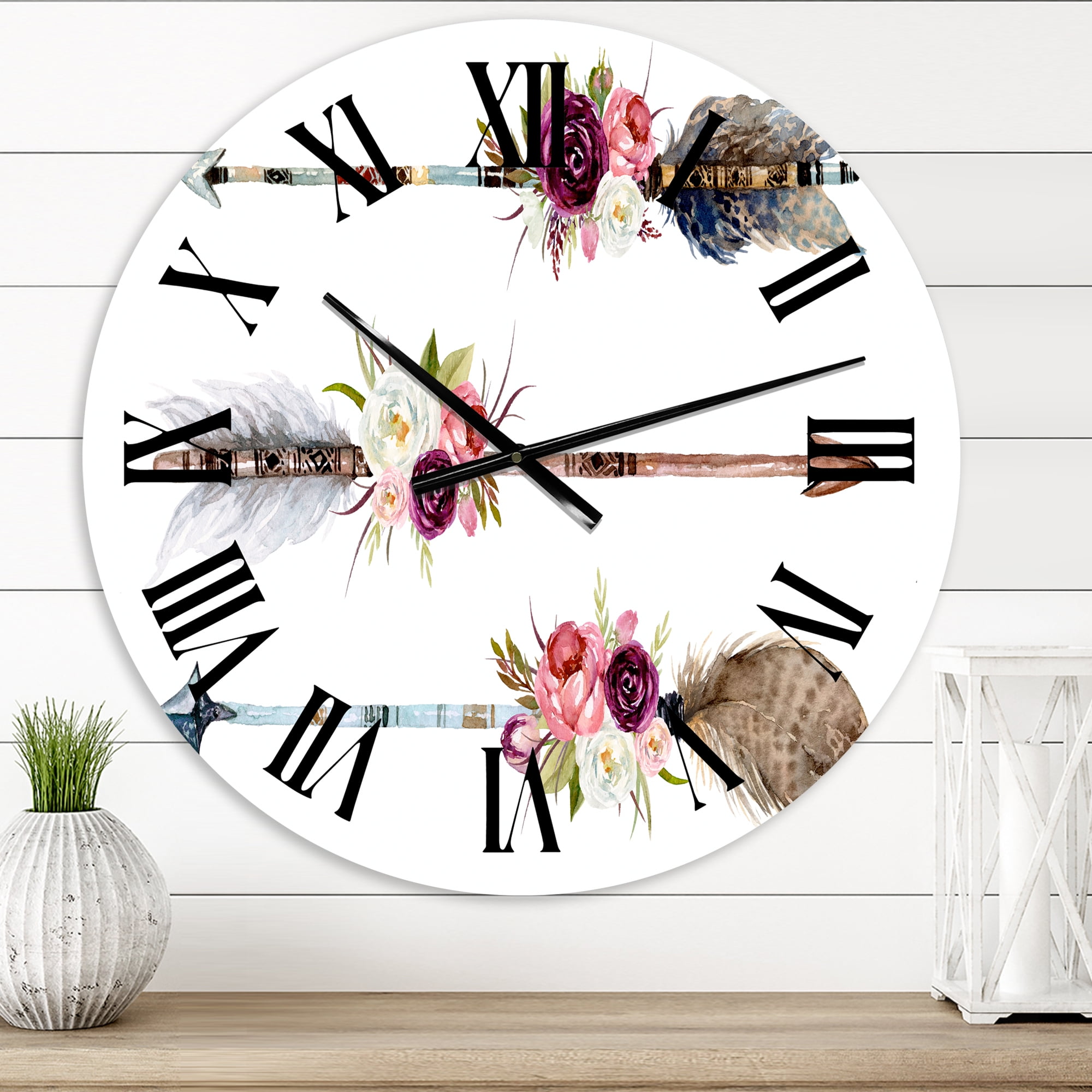 Designart 1 in Bohemian Wall Clock