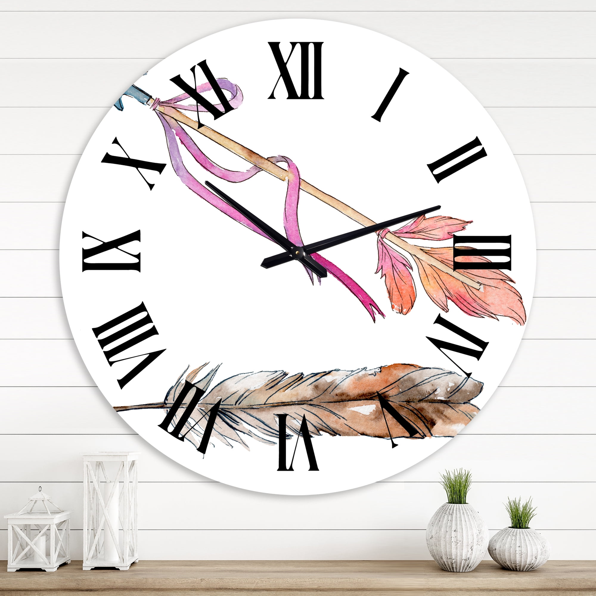 Designart 1 in Bohemian Wall Clock