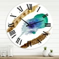 thumbnail image 1 of Designart 1 in Bohemian Wall Clock, 1 of 5