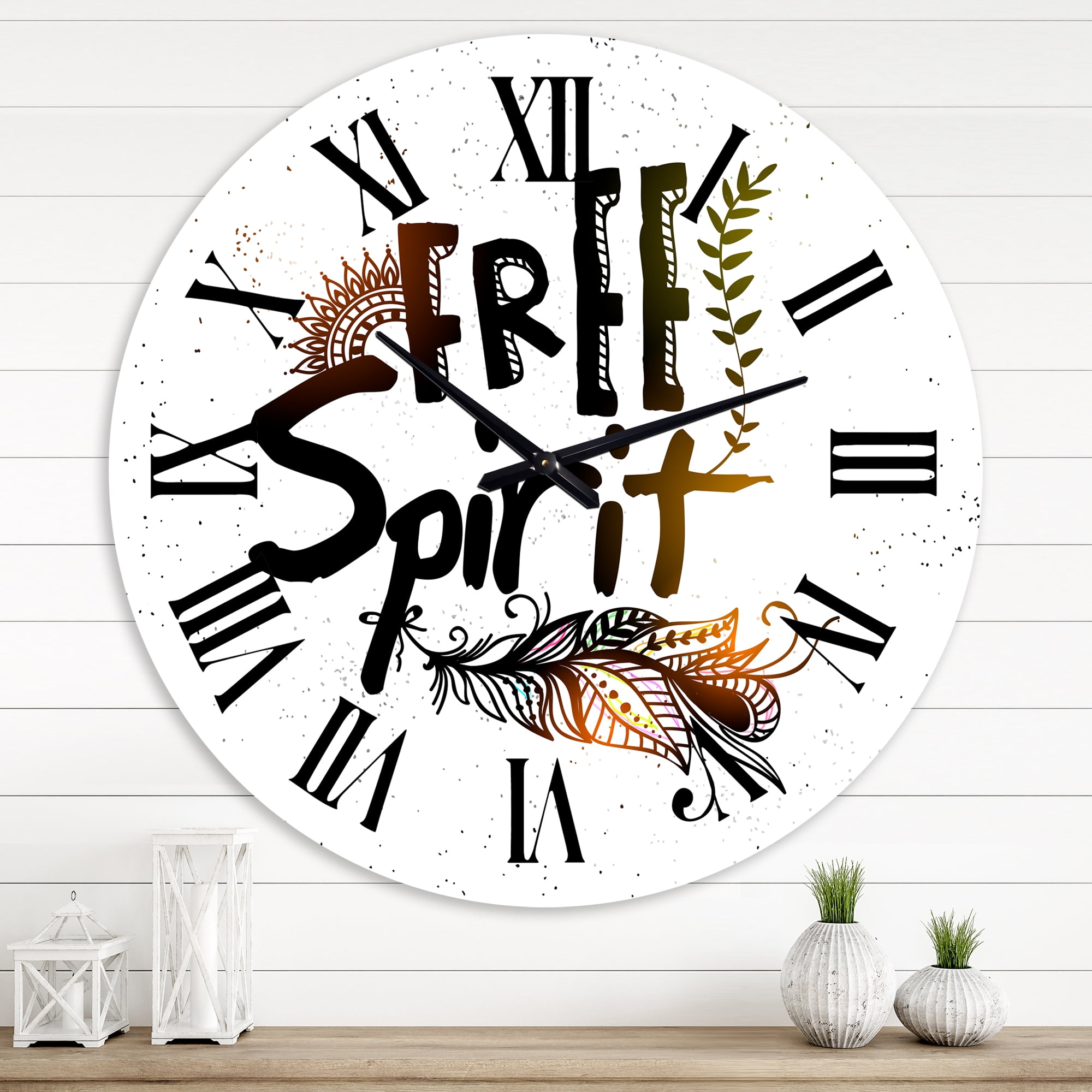 Designart 1 in Bohemian Wall Clock