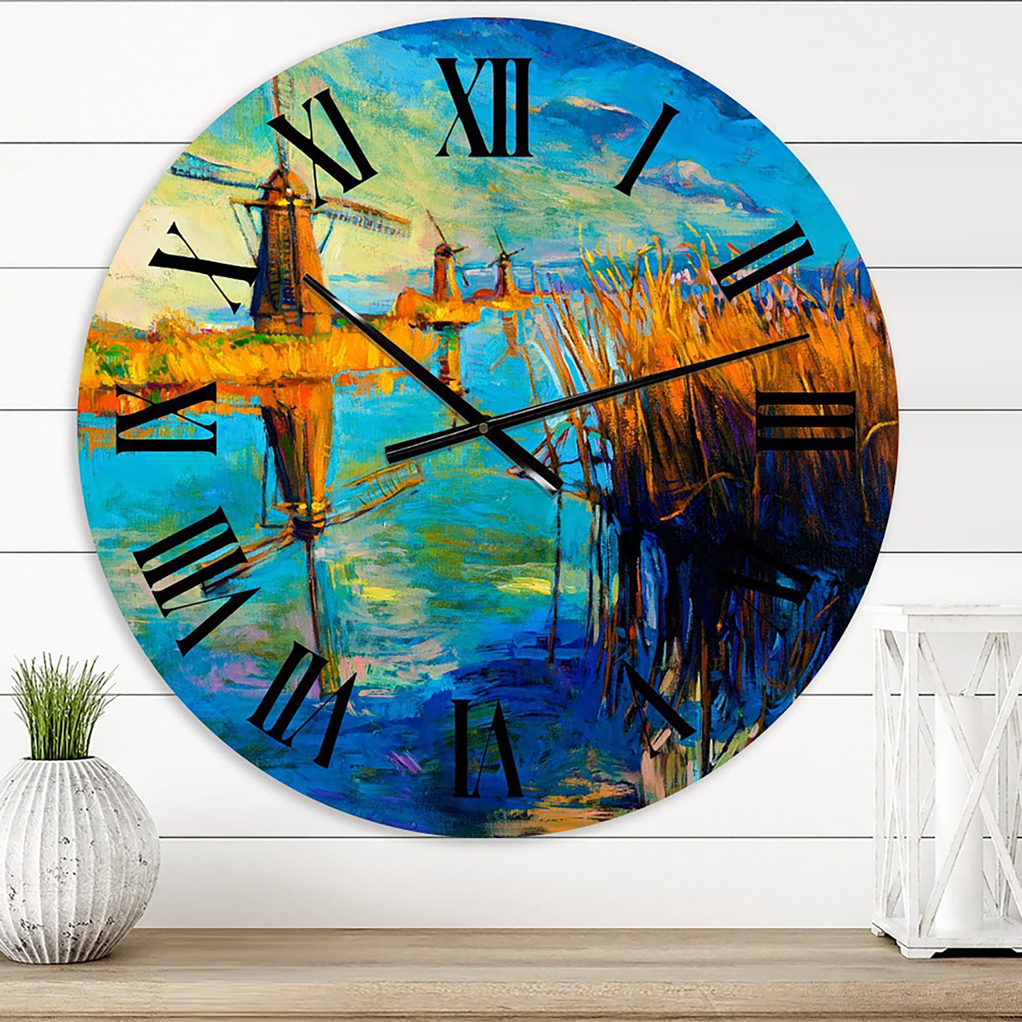 Designart 1 in Coastal Wall Clock