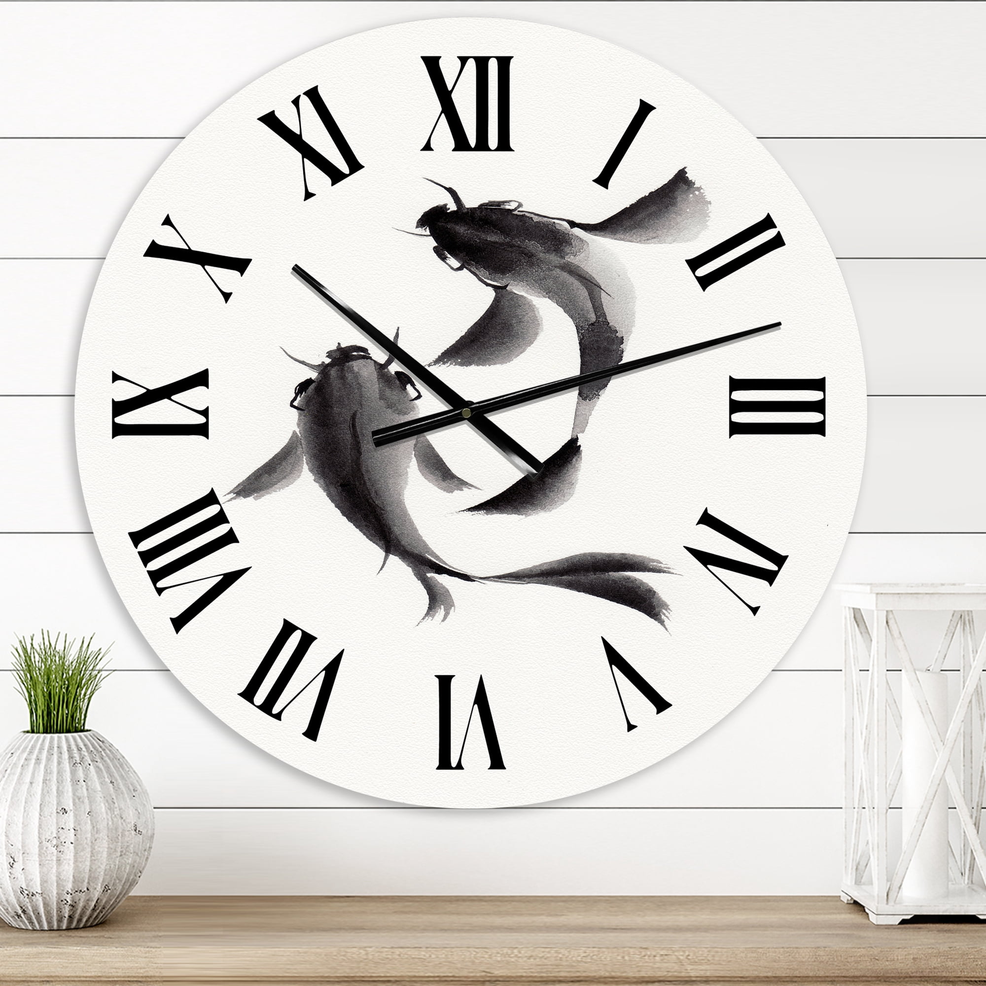 Designart 1 in Coastal Wall Clock
