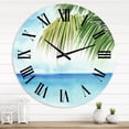 thumbnail image 1 of Designart 1 in Coastal Wall Clock, 1 of 5