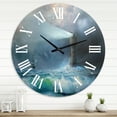 thumbnail image 1 of Designart 1 in Coastal Wall Clock, 1 of 5