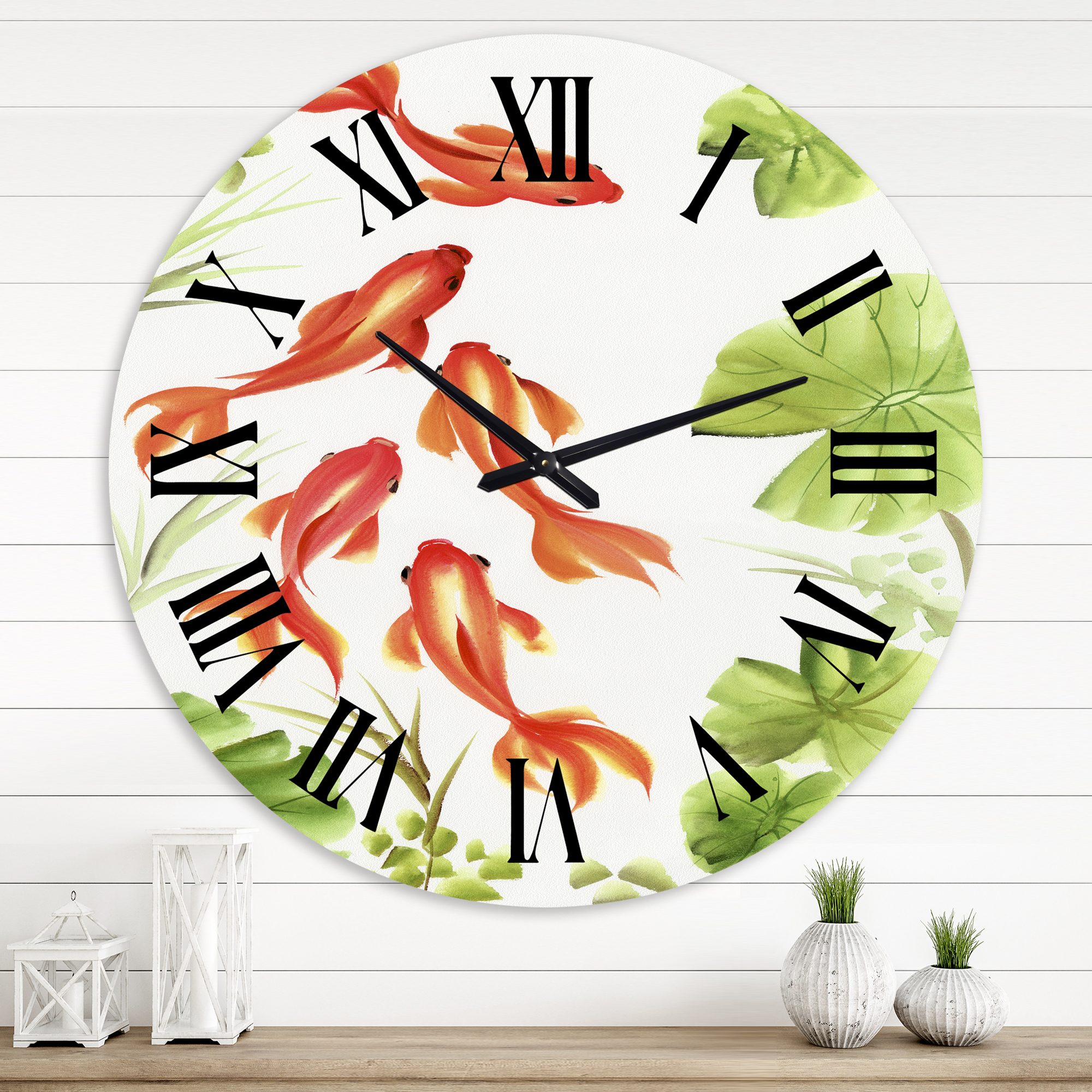 Designart 1 in Coastal Wall Clock