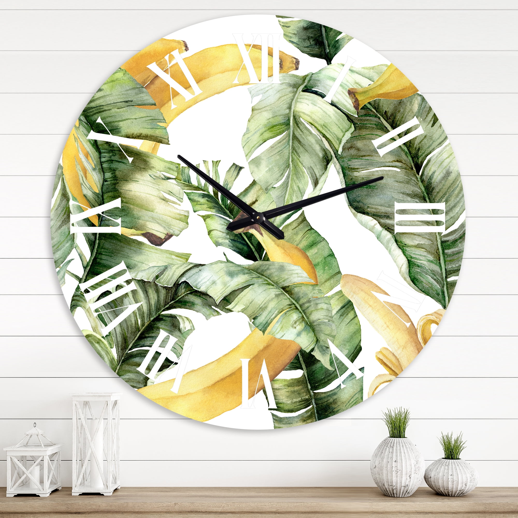 Designart 1 in Coastal Wall Clock