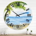 thumbnail image 1 of Designart 1 in Coastal Wall Clock, 1 of 5