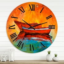 Designart 1 in Coastal Wall Clock