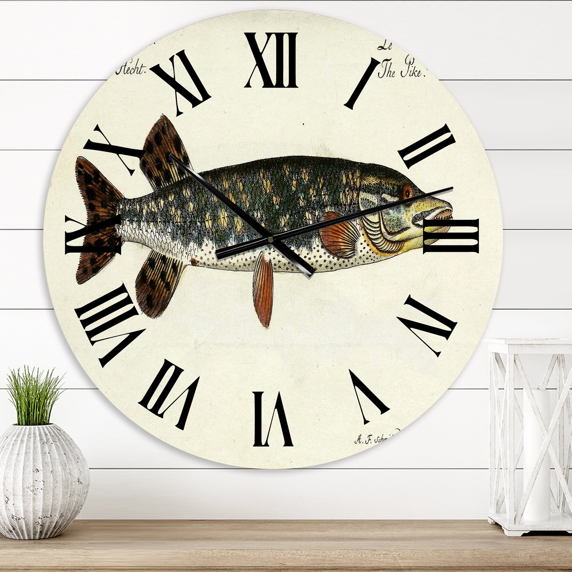 Designart 1 in Coastal Wall Clock