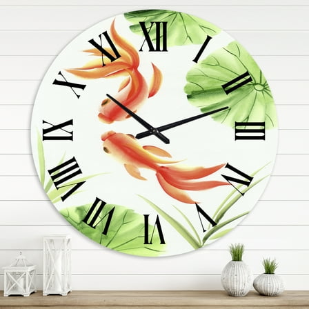 Designart 1 in Coastal Wall Clock