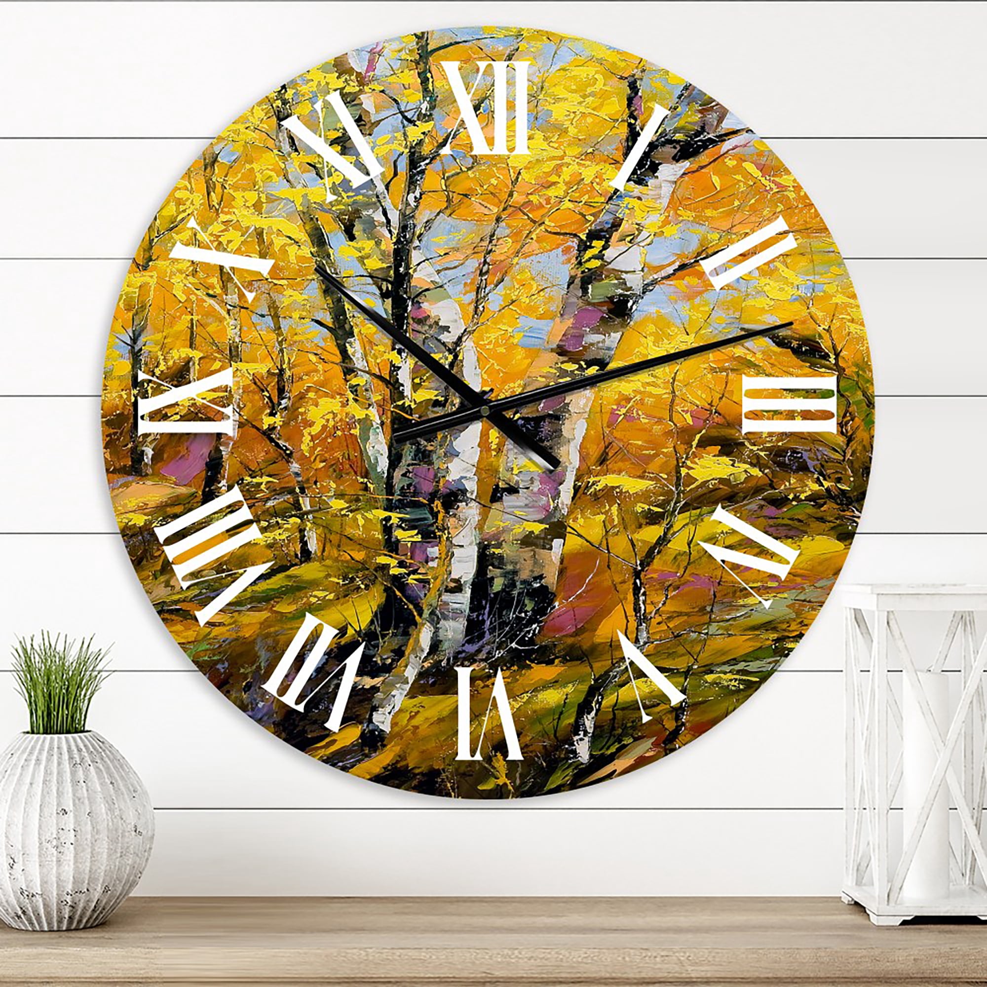 Designart 1 in Country Wall Clock