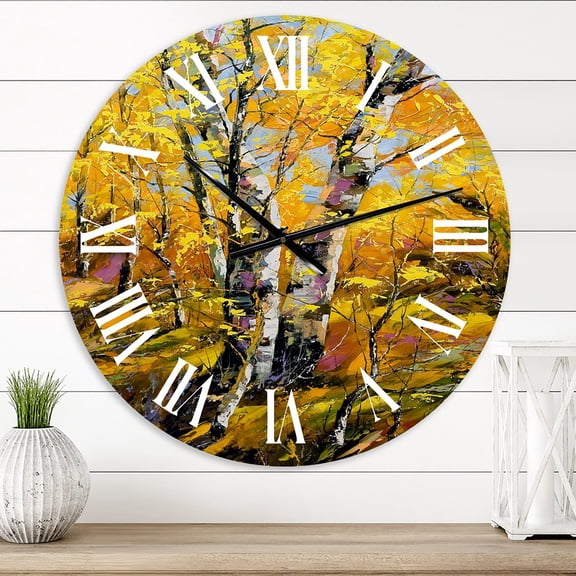 Designart 1 in Country Wall Clock