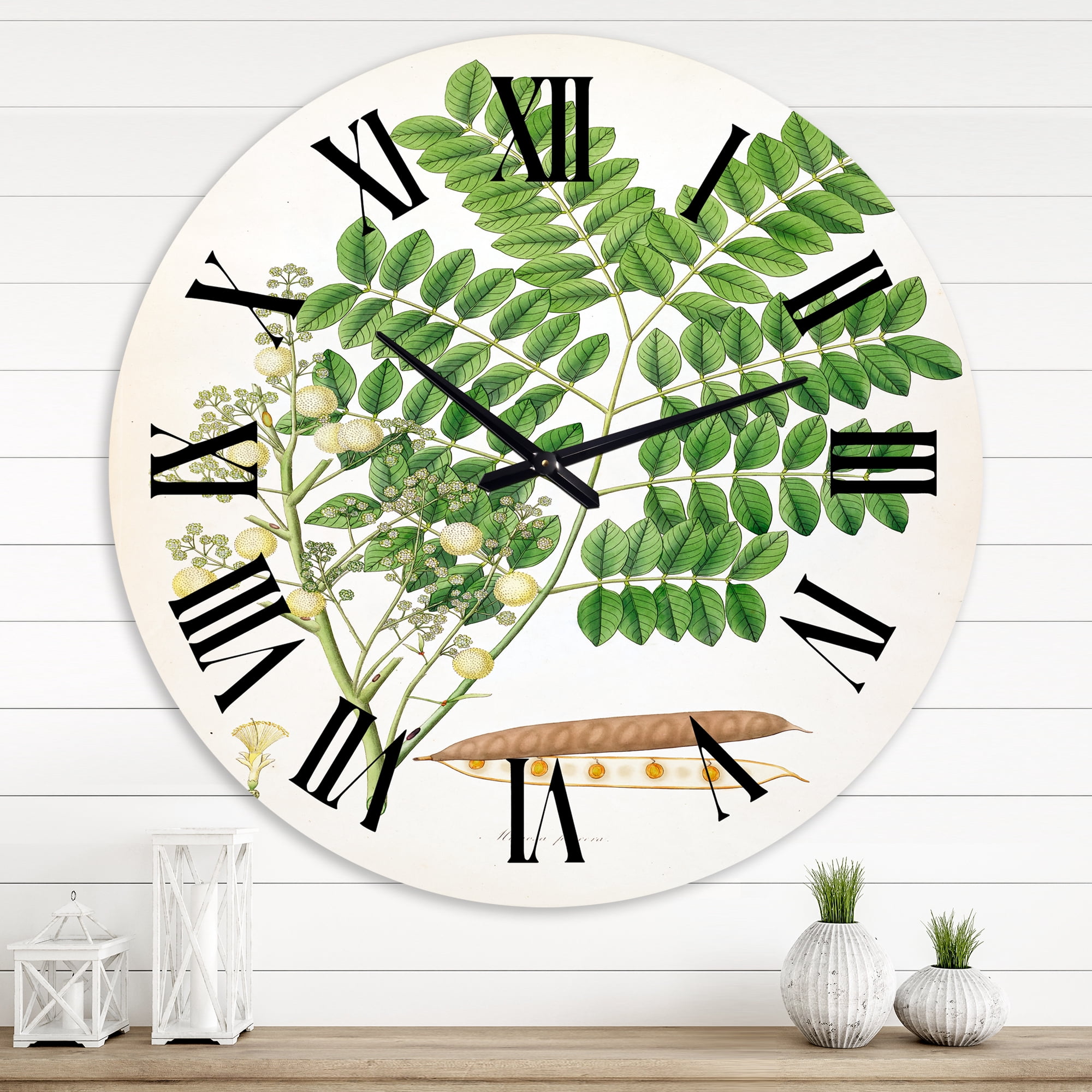 Designart 1 in Farmhouse Wall Clock
