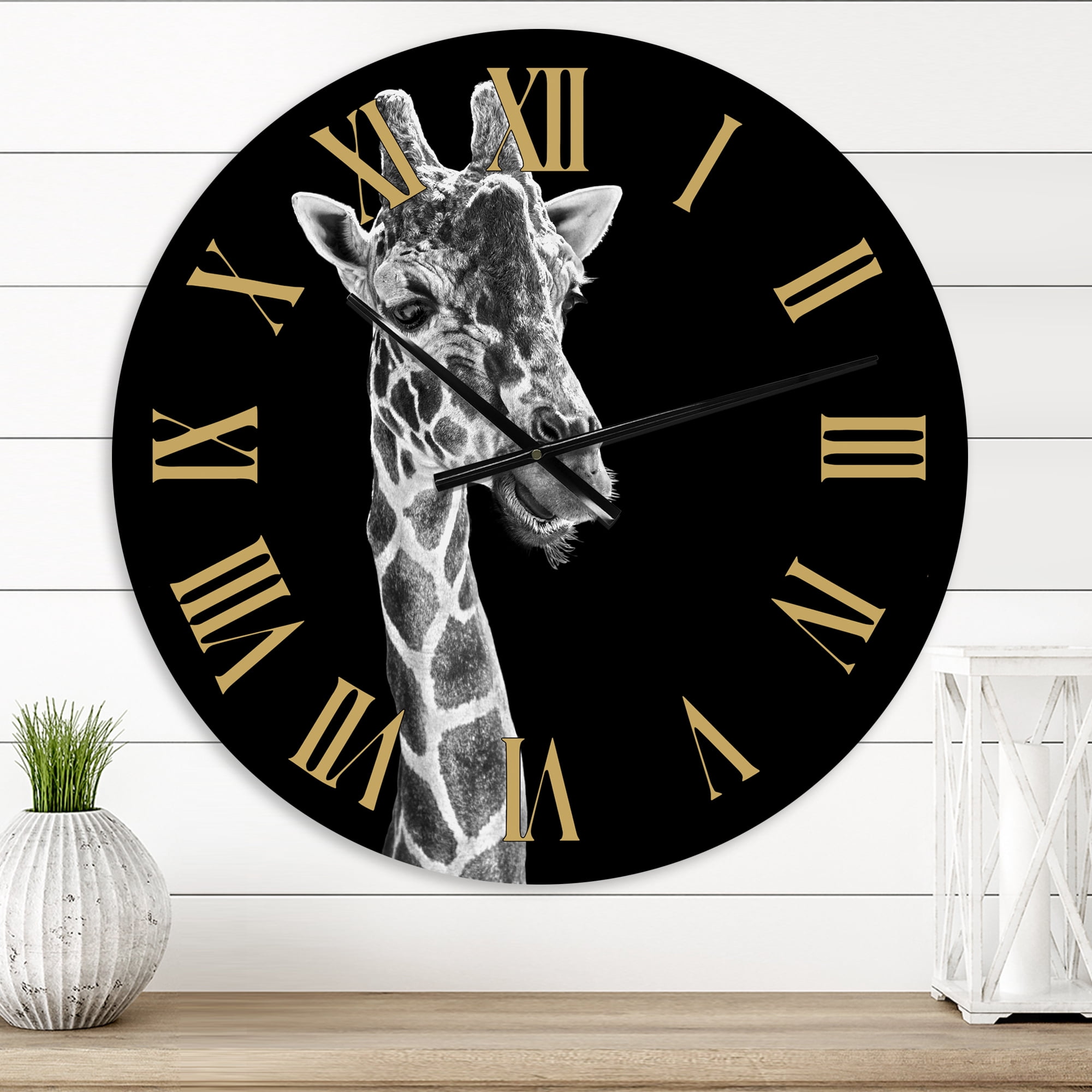 Designart 1 in Farmhouse Wall Clock