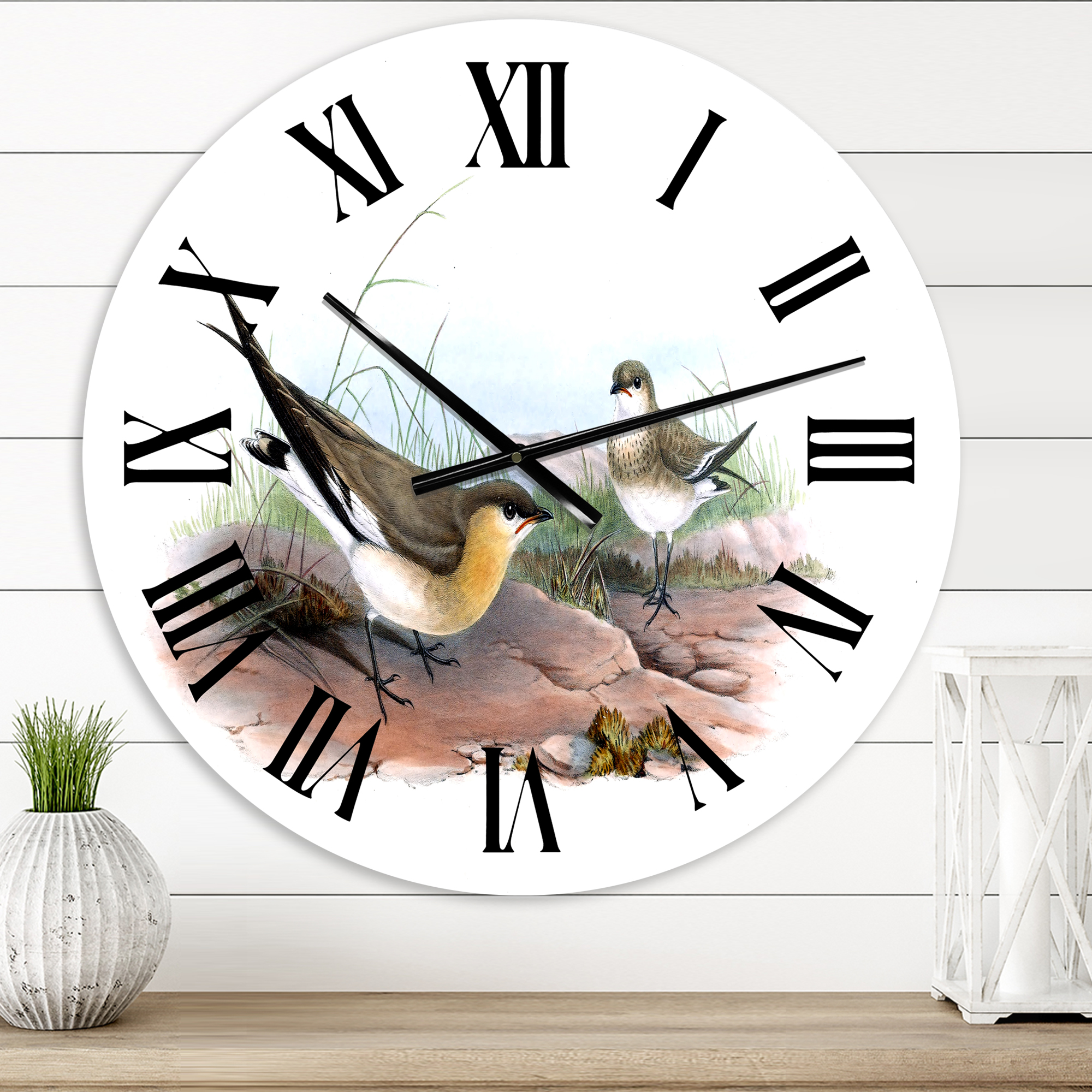 Designart 1 in Farmhouse Wall Clock