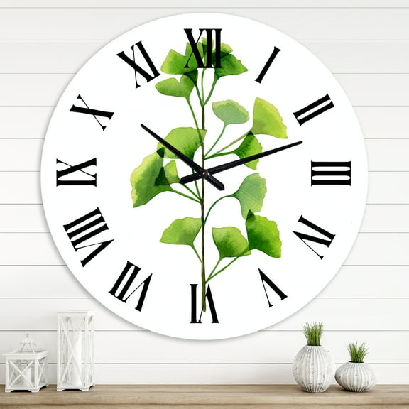 Designart 1 in Farmhouse Wall Clock