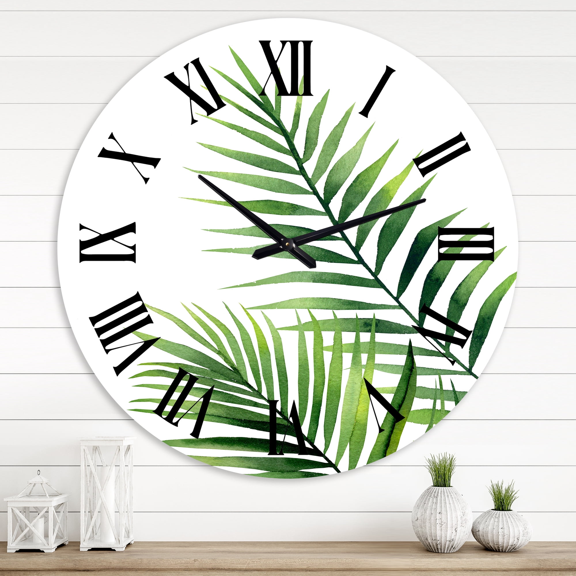 Designart 1 in Farmhouse Wall Clock