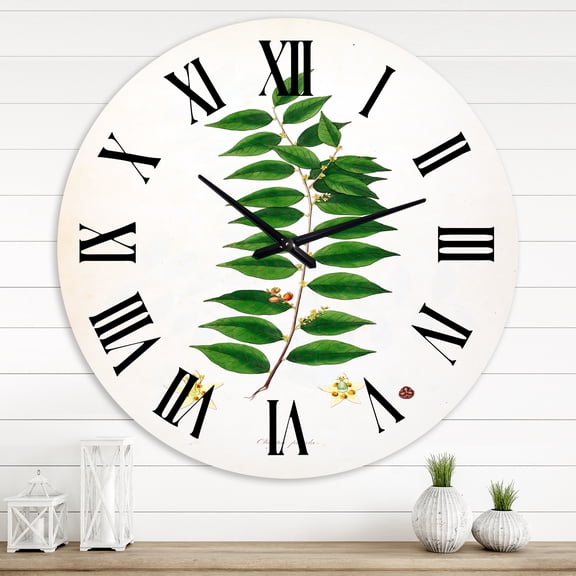 Designart 1 in Farmhouse Wall Clock