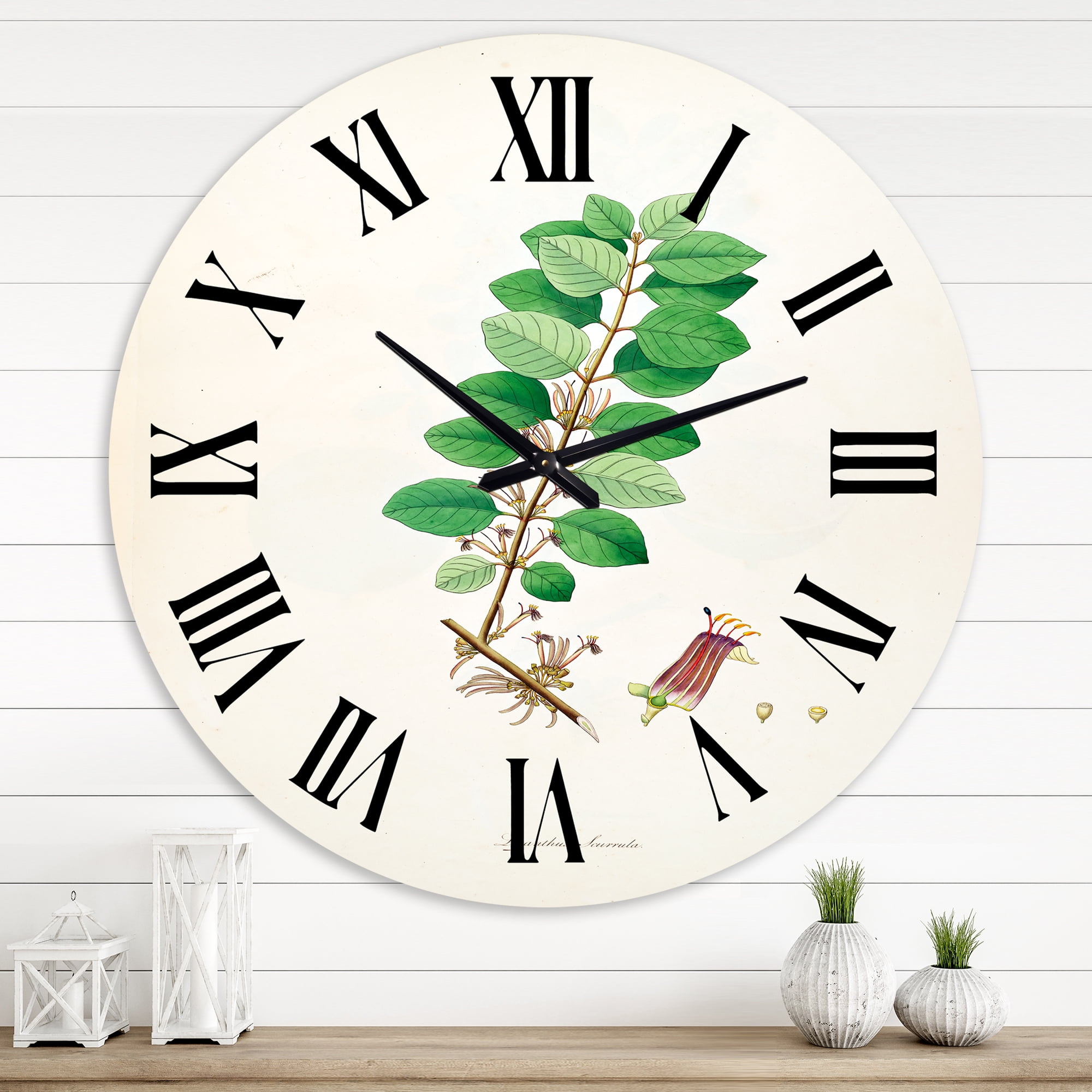 Designart 1 in Farmhouse Wall Clock