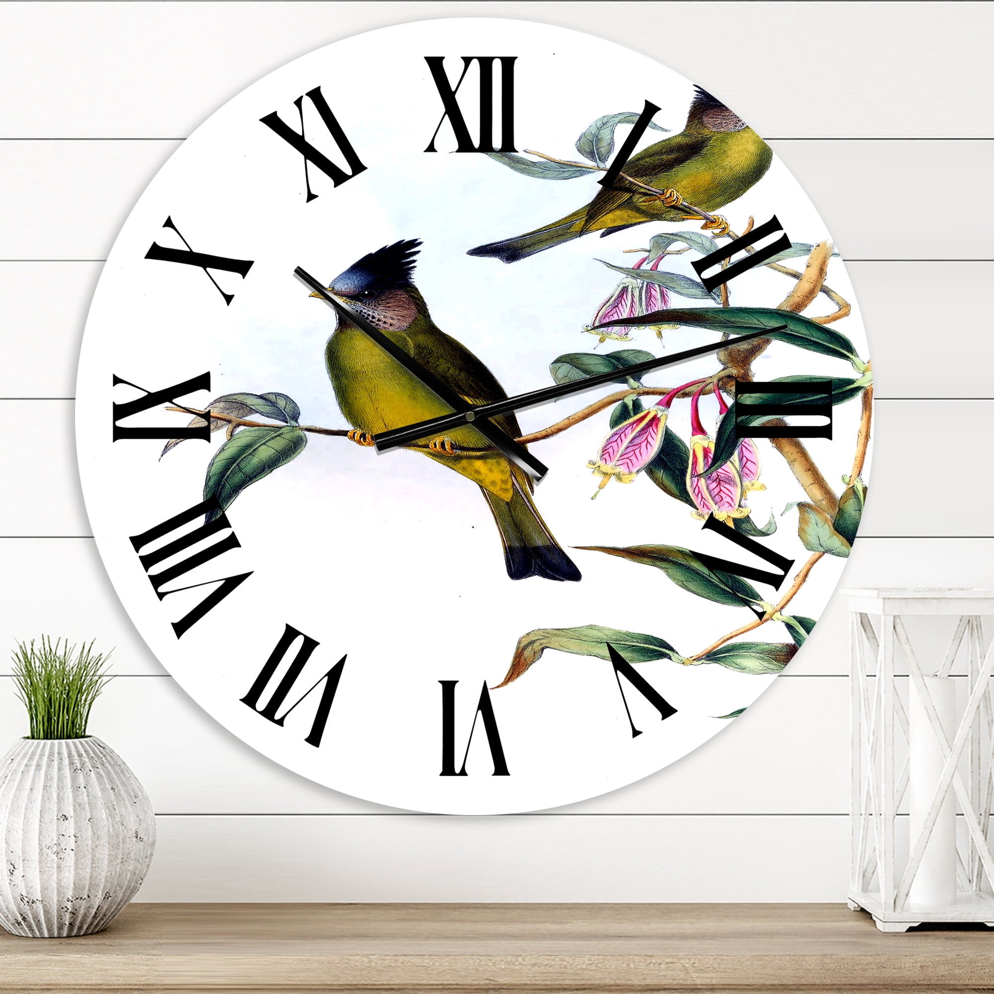Designart 1 in Farmhouse Wall Clock