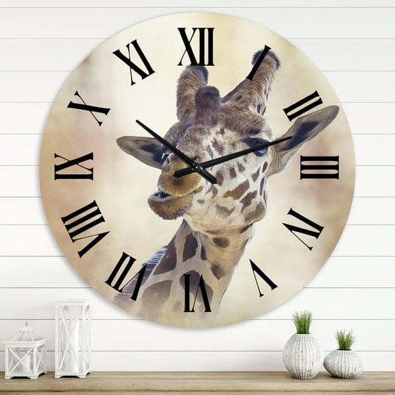 Designart 1 in Farmhouse Wall Clock