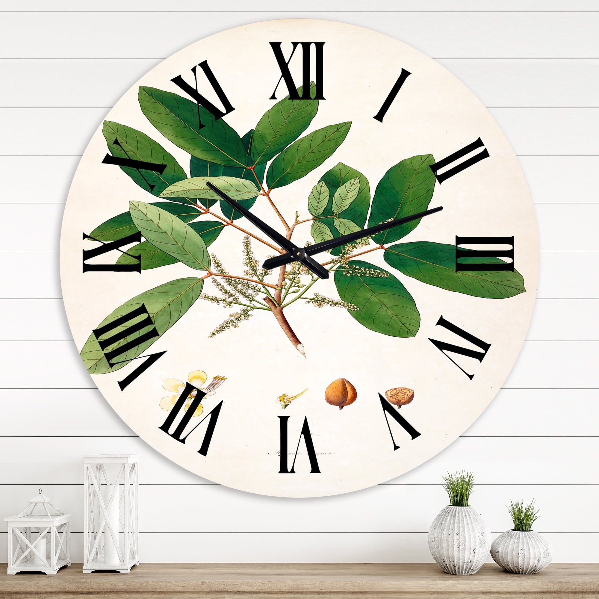 Designart 1 in Farmhouse Wall Clock