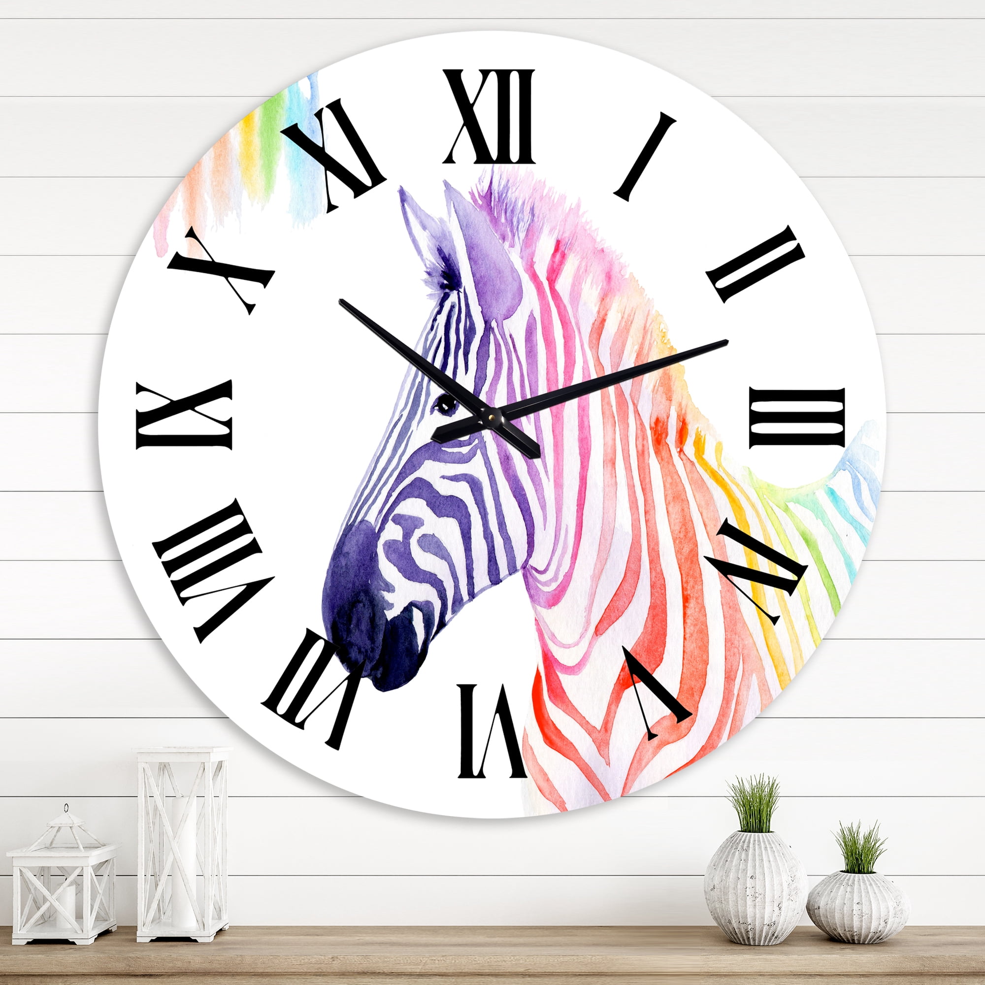 Designart 1 in Farmhouse Wall Clock