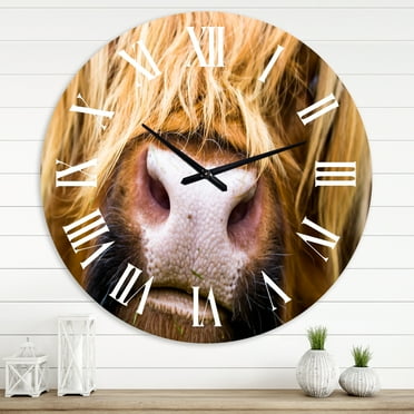 Designart 1 in Farmhouse Wall Clock