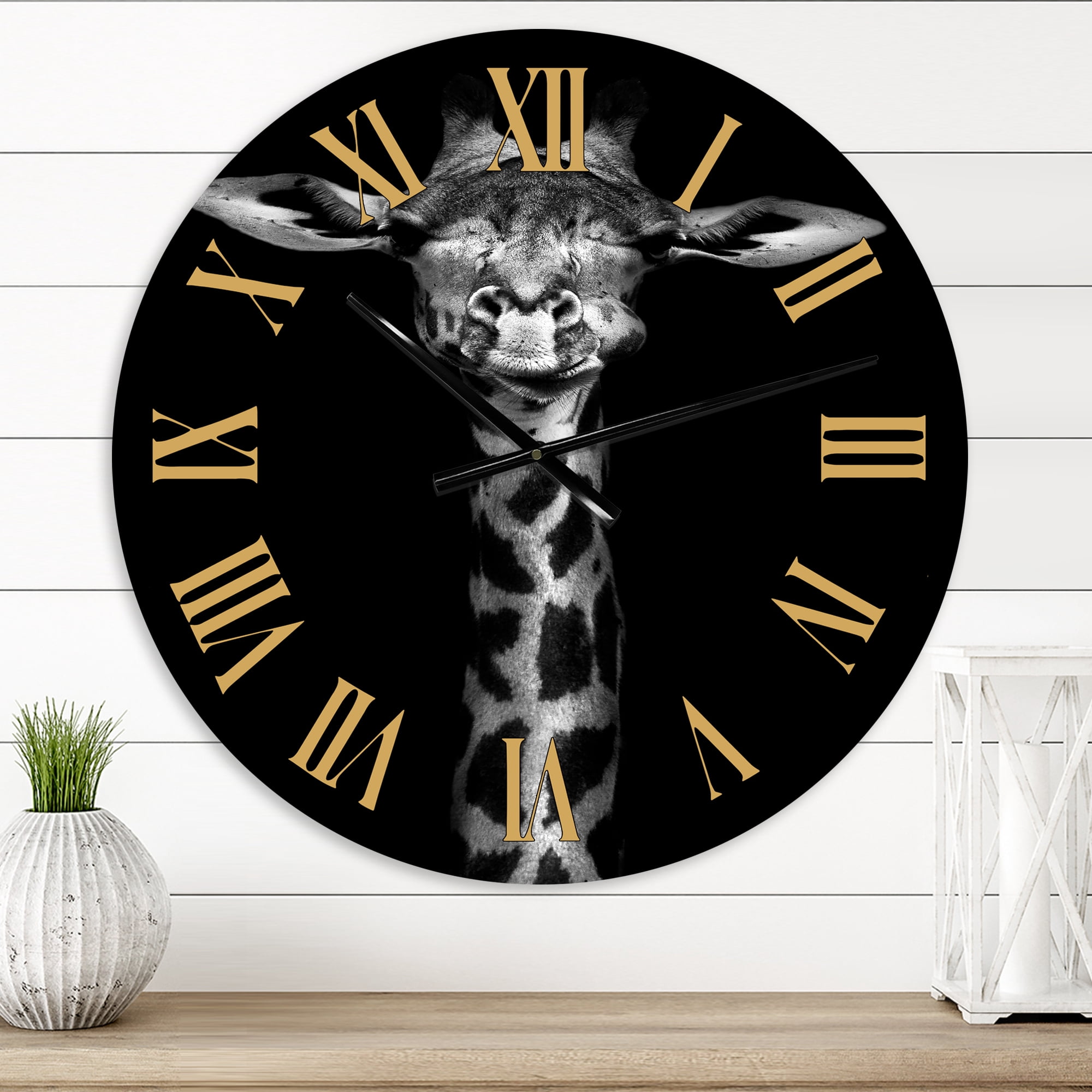 Designart 1 in Farmhouse Wall Clock